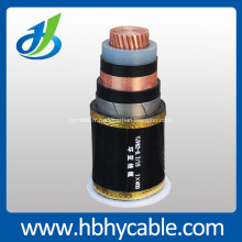 Câble d&#39;alimentation électrique blindé isolé par noyau simple de XLPE 10 / 20kv
